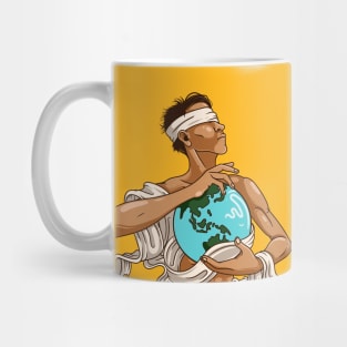 Save Earth illustration Mug